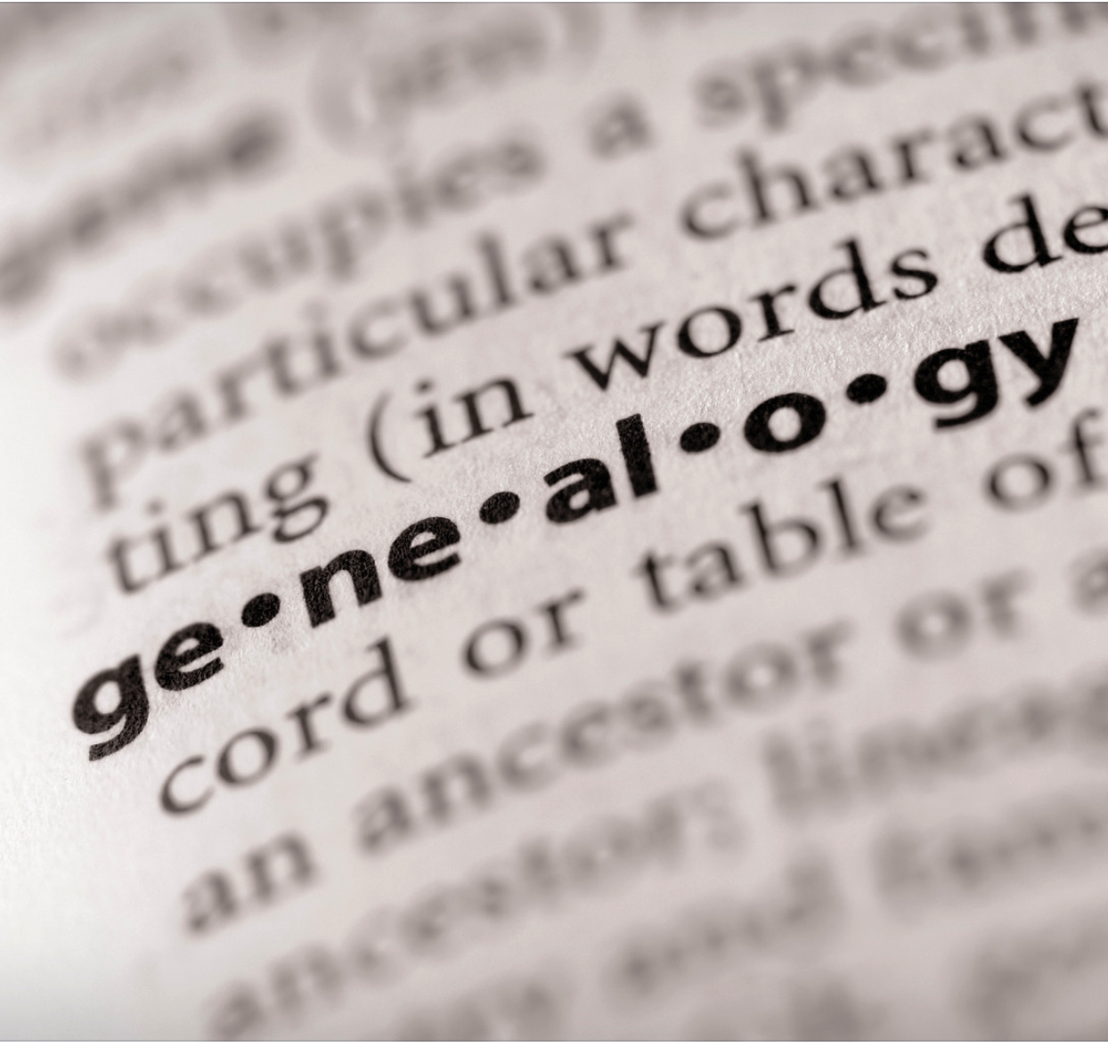 Genealogy definition